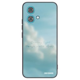 Fekete szilikon tok az alábbi mobiltelefonokra Motorola Edge 40 Neo - CHASiNG LIGHT