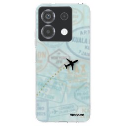 Átlátszó szilikon tok az alábbi mobiltelefonokra Xiaomi Poco X6 - FLIGHT PATH