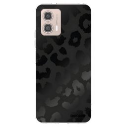 Átlátszó szilikon tok az alábbi mobiltelefonokra Motorola Moto G53 5G - Midnight Leopard