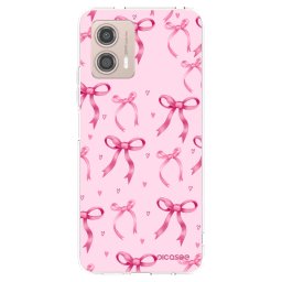 Átlátszó szilikon tok az alábbi mobiltelefonokra Motorola Moto G53 5G - Bow Aesthetic