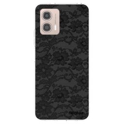 Átlátszó szilikon tok az alábbi mobiltelefonokra Motorola Moto G53 5G - Dark Elegance