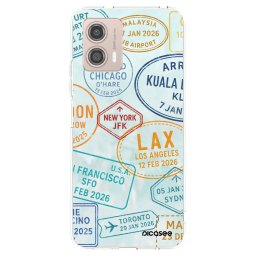 Átlátszó szilikon tok az alábbi mobiltelefonokra Motorola Moto G53 5G - PASSPORT EDITION