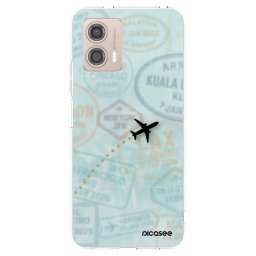 Átlátszó szilikon tok az alábbi mobiltelefonokra Motorola Moto G53 5G - FLIGHT PATH