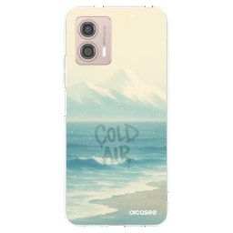 Átlátszó szilikon tok az alábbi mobiltelefonokra Motorola Moto G53 5G - COLD AIR