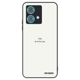 ULTIMATE CASE Motorola Edge 40 Neo - készülékre - Girl, do it for you