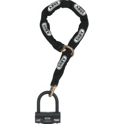 ABUS GRANIT 58/140HBIII100 + 12KS120 black loop Láncos motorzár 120 cm