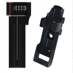 ABUS uGrip Bordo 5700C/80 BK SH Hajtogatós számzáras kerékpárzár (fekete) 80 cm