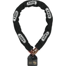 ABUS GRANIT Power Chain 37RK/80 + 14 KS 120 black loop Láncos motorzár 120 cm