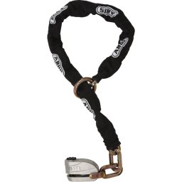 ABUS GRANIT Detecto X-Plus 8008/12KS120 black loop Riasztós lánc + féktárcsazár kombo 120 cm