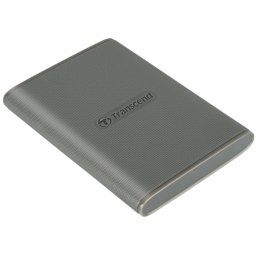Transcend ESD360C 4TB, USB 20Gbps Type C, külső SSD (3D NAND flash), 2000MB/R, 2000MB/W, szürke