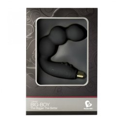 Rocks-Off Big Boy prosztatadildó és perineum vibrátor (fekete)