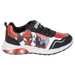 Pókember Force LED villogó, világító utcai cipő 32