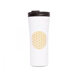 Rozsdamentes acél bögre 480 ml - Flower of life - Bodhi