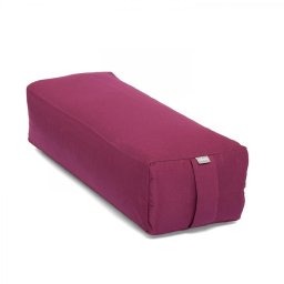 Bodhi SALAMBA ECO téglalap jóga bolster kapokrost töltettel – aubergine