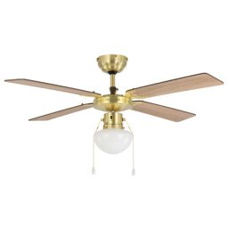 FORTALEZA bronz menny. ventilátoros lámpa