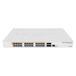 MikroTik CRS328-24P-4S+RM 19"" 1U 24xGbE PoE LAN 500W 4x10GbE SFP+ port Cloud Router Switch