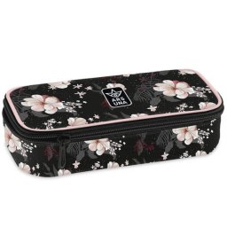Flowery Black virágos tinédzser tolltartó gumipánttal - Ars Una