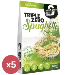 Forpro Triple Zero Spagetti alakú konjac tészta csomag 5X200 g