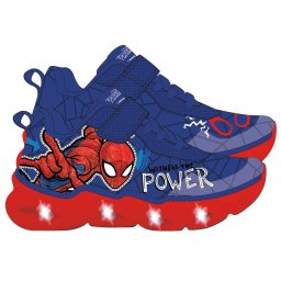 Pókember Power LED villogó, világító utcai cipő 32