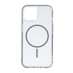 Szilikon telefonvédő (ultravékony, műanyag hátlap, MagSafe, légpárnás sarok) SÖTÉTSZÜRKE Samsung Galaxy S26 Ultra (SM-S948)