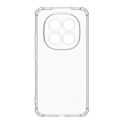 Szilikon telefonvédő (ütésállóság, légpárnás sarok) ÁTLÁTSZÓ Xiaomi Redmi Note 15 Pro 5G