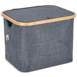 Szennyestartó kosár NOLVIO 40 L, kékesszürke