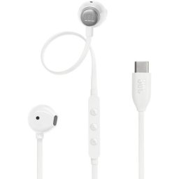 JBL Tune 305 (USB-C Vezetékes fülhallgató), Fehér