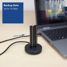 M.2 NVMe/PCIe SSD dokkoló USB-C 3.2 Gen2 fekete ACT (AC1501)