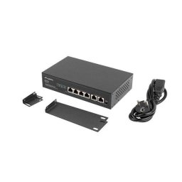 LANBERG SWITCH 4X 100MB POE /2X 100MB UNMANAGED RACK 10"/19" FAST ETHERNET 60W