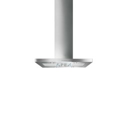 SMEG DESIGN PÁRAELSZÍVÓ, Universal design, "T" forma, 90 cm, 3+1 sebesség, aktív szénszűrővel, inox