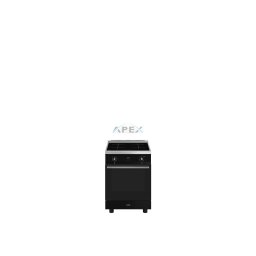 SMEG SZABADONÁLLÓ TŰZHELY, Classic design, 60 cm, 1 sütőtér, indukciós főzőlap, fekete