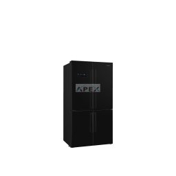 SMEG SZABANONÁLLÓ HŰTŐ ÉS FAGYASZTÓ, 90,8x182 cm, E energiaosztály, külső LED kijelző, fekete