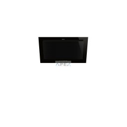 SMEG DESIGN PÁRAELSZÍVÓ, Linea design, 90 cm, mélyfekete üveg