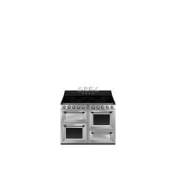 SMEG SZABADONÁLLÓ TŰZHELY, Victoria design, 110 cm, 3 sütőtér, indukciós főzőlap, inox