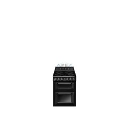 SMEG SZABADONÁLLÓ TŰZHELY, Victoria design, 60 cm, 2 sütőtér, indukciós főzőlap, fekete