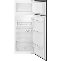 SMEG BEÉPÍTHETŐ HŰTŐ ÉS FAGYASZTÓ, 54x144,8 cm, fordítható ajtó, palacktartó, fehér