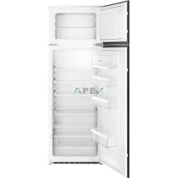SMEG BEÉPÍTHETŐ HŰTŐ ÉS FAGYASZTÓ, 54x157,5 cm, fordítható ajtó, fehér