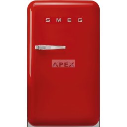 SMEG KOMBINÁLT HŰTŐ ÉS FAGYASZTÓ, retro, 54,5x98 cm, jobb oldali pántok, piros
