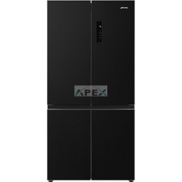 SMEG SZABADONÁLLÓ HŰTŐ ÉS FAGYASZTÓ, 91x190,5 cm, D energiaosztály, fekete