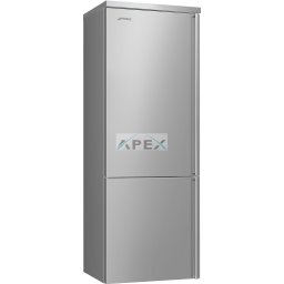 SMEG SZABADONÁLLÓ HŰTŐ ÉS FAGYASZTÓ, Classic design, 70x90 cm, bal oldali pántok, inox