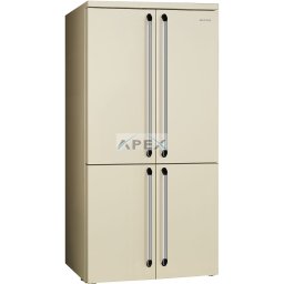 SMEG SZABADONÁLLÓ HŰTŐ ÉS FAGYASZTÓ, Victoria design, 91,5x187 cm, bézs