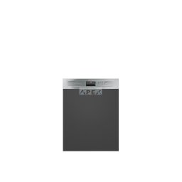 SMEG BEÉPÍTHETŐ MOSOGATÓGÉP, félintegrált, 60 cm, 13 teríték, 10+1 funkció, 7 hőmérséklet, inox panel