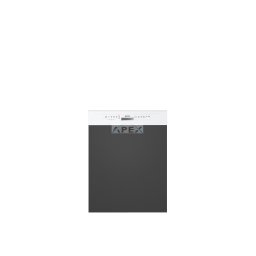 SMEG BEÉPÍTHETŐ MOSOGATÓGÉP, félintegrált, 60 cm, 13 teríték, 5 funkció, 3 hőmérséklet, fehér panel