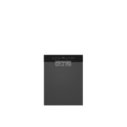 SMEG BEÉPÍTHETŐ MOSOGATÓGÉP, félintegrált, 60 cm, 13 teríték, 5 funkció, 3 hőmérséklet, fekete panel