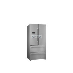 SMEG SZABANONÁLLÓ HŰTŐ ÉS FAGYASZTÓ, 84x182, E energiaosztály, külső LED kijelző, inox