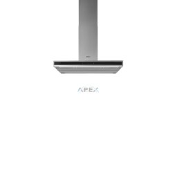 SMEG DESIGN SZIGET PÁRAELSZÍVÓ, Universal design, "T" forma, 90 cm, inox + üveg