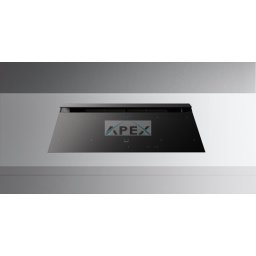 Falmec BRERA 89 cm indukciós főzőlap beépített elszívóval, matt fekete, fehér LED, 2x2 bridge zóna
