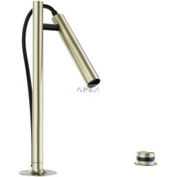 BLANCO LUNEOO-S, kihúzható fejes csaptelep, satin gold, HD