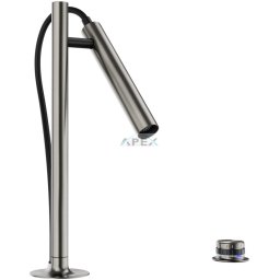 BLANCO LUNEOO-S, kihúzható fejes csaptelep, satin platinum, HD