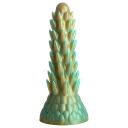 Creature Cocks Stegosaurus - szilikon dildó - 20 cm (zöld)